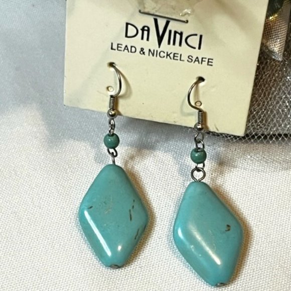 Cute Turquois Earrings - Picture 1 of 1